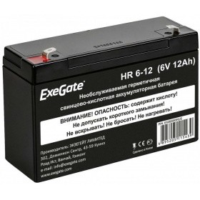 Аккумуляторная батарея Exegate HR 6-12