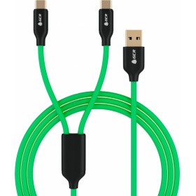 Кабель USB - 2x USB Type-C, 1м, Greenconnect GCR-51665
