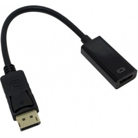 Переходник DisplayPort (M) - HDMI (F), 0.2м, Exegate EX-DPM-HDMIF-0.2