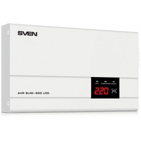 Стабилизатор напряжения Sven SLIM-500 LCD
