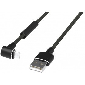 Кабель USB - microUSB, 1м, Ritmix RCC-413 Black