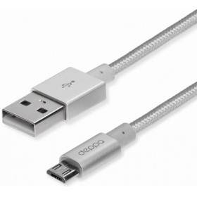 Кабель USB - microUSB, 1.2м, Deppa 72190