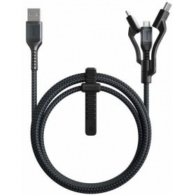 Кабель USB - microUSB/USB Type-C/Lightning, 1.5м, Nomad NM01012B00