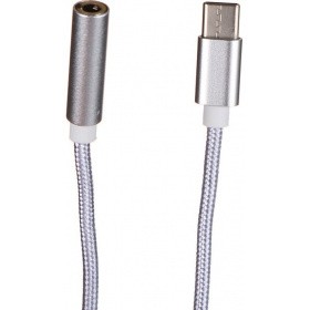 Переходник USB Type-C - mini jack 3.5мм, 0.1м, ATCOM AT2809