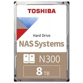 Жёсткий диск 8Tb SATA-III Toshiba N300 (HDWG180UZSVA)