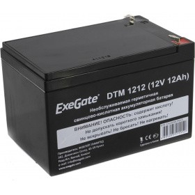 Аккумуляторная батарея Exegate DTM 1212