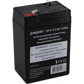 Аккумуляторная батарея Exegate HR 6-4.5