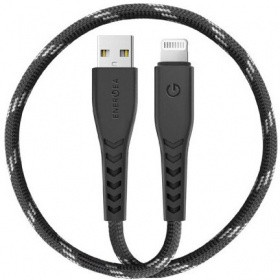 Кабель USB - Lightning, 0.3м, EnergEA CBL-NF-BLK030