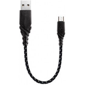 Кабель USB - microUSB, 0.18м, EnergEA CBL-NGAM-BLK018