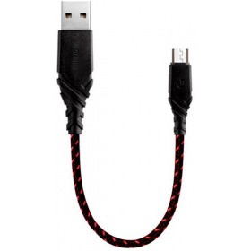 Кабель USB - microUSB, 0.18м, EnergEA CBL-NGAM-RED018