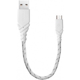 Кабель USB - microUSB, 0.18м, EnergEA CBL-NGAM-WHT018