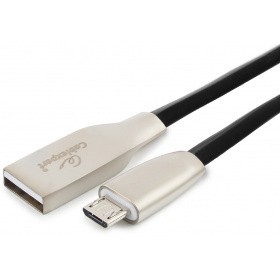 Кабель USB - microUSB, 1м, Gembird CC-G-mUSB01Bk-1M