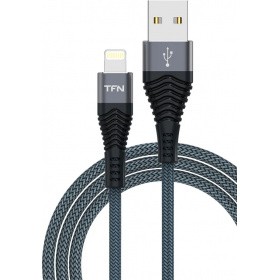 Кабель USB - Lightning, 1м, TFN TFN-CFZLIGUSB1MGR