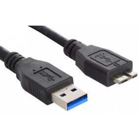 Кабель USB - microUSB 3.0 B (M), 1.5м, Buro MK30-AM-1.5 Black