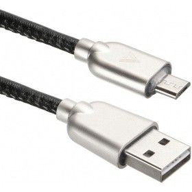 Кабель USB - microUSB, 1м, ACD ACD-U926-M1B Black