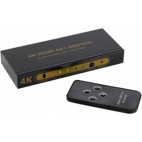 Переключатель HDMI Telecom 4x HDMI - 1x HDMI (TTS7100)