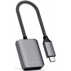 Переходник USB Type-C (M) - mini jack 3.5мм + USB Type-C (F), Satechi ST-UCAPDAM