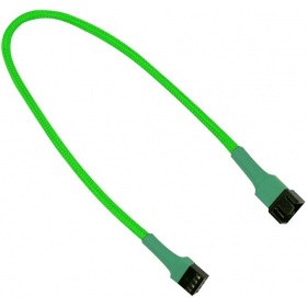Удлинитель Nanoxia 4-pin Neon Green, 0.3m NXPWV3ENG